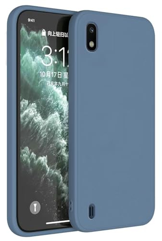 Topme Handyhülle Hülle Fur Samsung Galaxy A10 (6.2 Inches) Case Schutzhülle, Hautschutz Aus TPU Silikonhülle - Lavendelgrau
