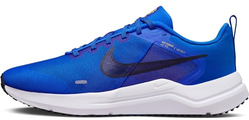 Nike Downshifter 12, Men's Trainers, Racer Blue Black High Voltage Sundial, 40 EU