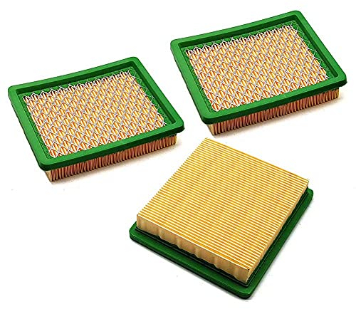 BOOSTI 3x Luftfilter für Rasenmäher Brast BRB-RM-5201, Rotenbach RM1 20 BAE Classic