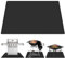 Alfombra Ignifuga 150 * 100cm, Estera Ignífuga, Alfombra Ignifuga Chimenea Plegable Protección del Suelo, Alfombrilla Barbacoa para Cocina, Chimenea, Camping, Parrilla, Negro