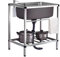 Fregaderos Comerciales Fregadero Exterior Jardin Portatil Fregadero Simple Al Aire Libre Con Soporte Fregadero Exterior Jardin Portatil Con Grifo Lavabo De Mano Para Para Lavadero Patio Trasero Garaje