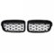Front-Nieren-Kühlergrill, ein Paar, für B-MW F30 F35 F10 F11 F18 E70 E71 E72 F15 F16 3 5er X5 X6 Car Styling (F30 glänzend schwarz)