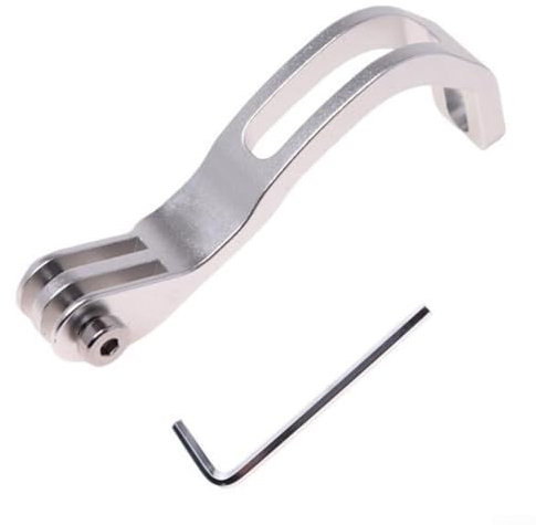 Bike Front Fork Lamp Stand, Bicycle Headlight Extender Front Light Holder, Aluminum Alloy Bicycle Light Extension Bracket For Folding Bikes(silver)