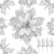 DEEMEI 12Pcs Christmas Decorations Set Glitter Poinsettia with Clips Stems Berries Bows Ornaments for Xmas Tree Wreath Garland Gifts Decor (Silver)
