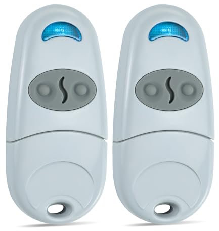 Aischens Mando a Distancia Multiusuario de 2 Canales Universal Puerta de Garaje, 433.92MHz Key Fob Transmitter Compatibilidad con Came Top432NA/432EE/432EV/432A/432M/432S/T432