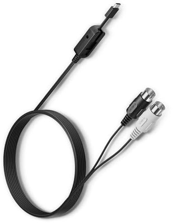 CME C2MIDI Pro - Cable MIDI USB-C de doble función con filtro, mapeador y enrutador - Interfaz USB-MIDI Plug & Play - Cable MIDI autónomo inteligente con procesador de 32 bits.