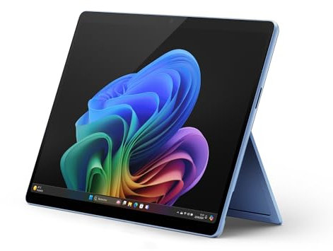 Microsoft Surface Pro, Copilot+ PC, 13 Pollici OLED Touchscreen, Snapdragon X Elite, 16GB RAM, 1TB SSD, Modello 11esima Edizione, Zaffiro, Alimentatore non Incluso, Windows 11 Home