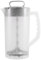 Remingtape Mixing Pitcher for Drinks,2 Quart/64oz Plastic Water Pitcher with Lid,Easy-Mix Juice Container,Angled Plastic Blades