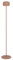 EGLO Roccanova Lampadaire solaire sur batterie pour l'intérieur et l'extérieur Lampe de salon tactile à intensité variable sur 3 niveaux Lampe solaire en acier rouge blanc chaud IP44