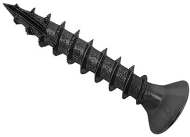 Forgefix Spectre™ PZ Compatible Advance Multi-purpose Wood Screw 4.0 x 25mm Box 200, black coated finish for excellent resistance to corrosion