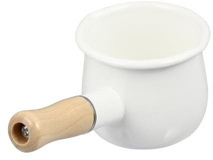 MOKKHNB Cacerola Esmaltada para Vapor Pequeña, Olla Multifuncional para Cocinar Sopa y Alimentos Rápidos, Utensilio Práctico para Cocina Diaria