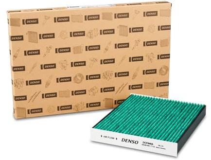 DENSO ClearAir+ Innenraumfilter (Teilenummer DCF840A) 5-lagige Filterung mit antibakteriellem Schutz, entfernt bis zu 99% aller Bakterien und Viren