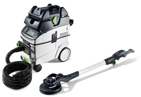 Set de ponceuse murale et aspirateur LHS 2‑M 225 EQ/CTM 36-Set