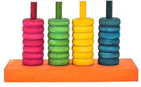 Parrot Essentials - Teaching Colours - Parrot Training Toy