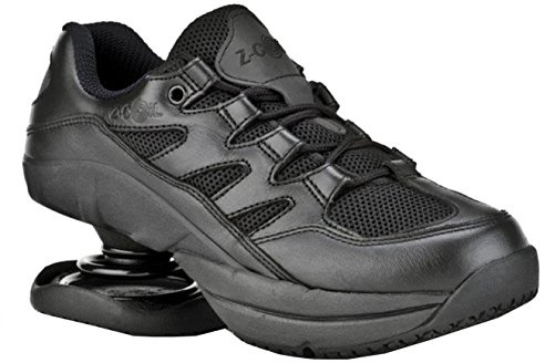 Z-Coil Women's Freedom Pain-Relief Footwear, Black, Open Coil, 7