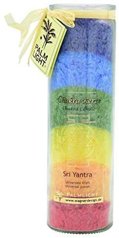 Yogabox Chakra Kerze multicolor