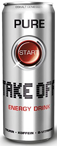 Take Off Energy Drink - Pure, 24er Pack, EINWEG (24 x 330ml)