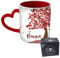 My Custom Style Tazza Cuore Manico Rosso#Mamma Albero della Mamma#325ml