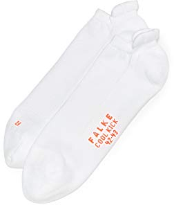 FALKE Sport Spirit Unisex Sneaker Cool Kick 2er Pack, Größe:39/41, Farbe:White (2000)