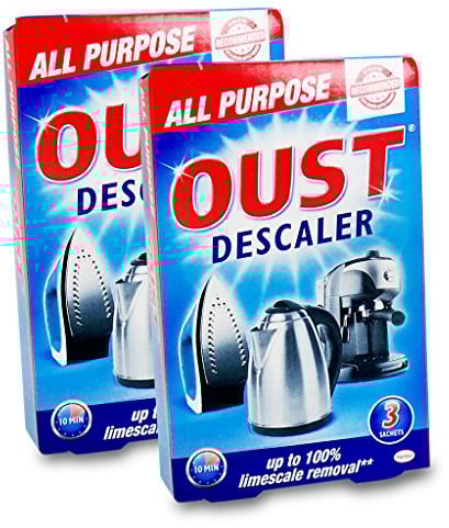 Oust Descaler All Purpose Limescale Remover Removal Kettle Iron Dishwasher (6 Sachets)