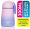BISOU MAMI® Bouteille isotherme Cataleya en acier inoxydable pour bébé et enfant - Anti-fuite - Design mignon - Gourde sans BPA avec 100% d'isolation - Bouteille isotherme (Flamant Rose)