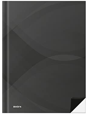RNKVERLAG 46743 - Notizbuch „notes carbon black“ in DIN A5 blanko, mit 96 Blatt 70 g/m², 1 Stück