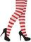 Christmas Shop Womens/Ladies Elf Striped Tights (One Size) (Red/White)