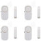 4 Pack Window & Door Burglar Intruder Alarms Alarm Breach Wireless Sensor Loud Security Mini Alarms Magnetic Door Window Alarm Home Security System Wireless Sensor Burglar Intruder