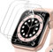 JETech Schutzfolie für Apple Watch SE (2022/2020) /Series 6 5 4 44 mm, Hoch Definition TPU Displayschutz, Ultradünn, 3 Stück