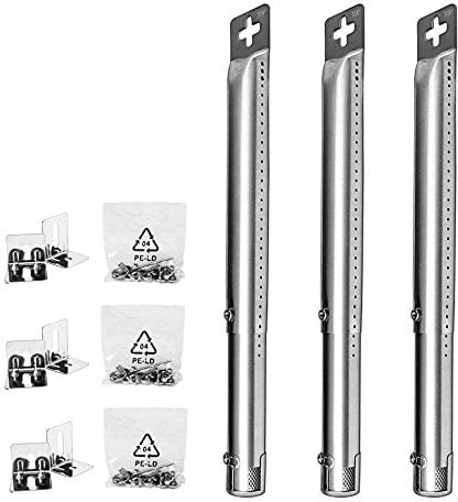 LOKHING 001 Bruciatori di tubi regolabili in acciaio inossidabile di ricambio per grill a gas per barbecue universale per Sochef Campingaz Char-Broil Broil-master CCLIFE e altre griglie modello