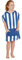 Dock & Bay Poncho mit Kapuze - Für Kinder - Super saugfähig, schnell trockend - Inklusive Tasche - Cabana - Whitsunday Blue, Small (Age 4 to 7)