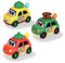Dickie Toys ABC - Spielzeugauto Fruit Friends (12 cm) - buntes Auto mit Spieluhr und Wackel-Raupe, Baby Spielzeug ab 1 Jahr (3-Fach Sortiert, zufällige Auswahl)