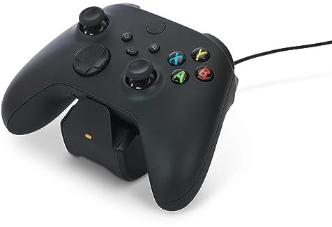 PowerA Solo - Soporte de Carga para Xbox Series X|S, Color Negro, estación de Carga para Mando inalámbrico Xbox, con Licencia Oficial