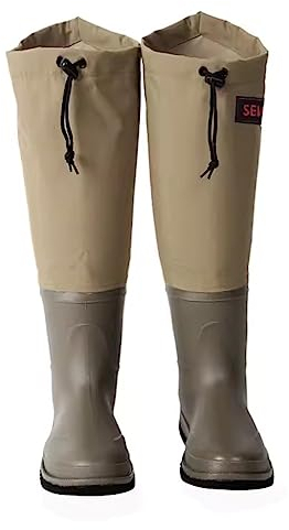Stivali A Coscia da Pesca Comodi Stivali da Wading Antiscivolo for Uomo e Donna, Stivali Antipioggia Adatti for Escursionismo, Pesca, Campeggio (Color : A1, Size : 48 EU)