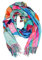 QUEEN HELENA Warmer Winterschal für Damen Sc22-9 Blau, Einheitsgröße