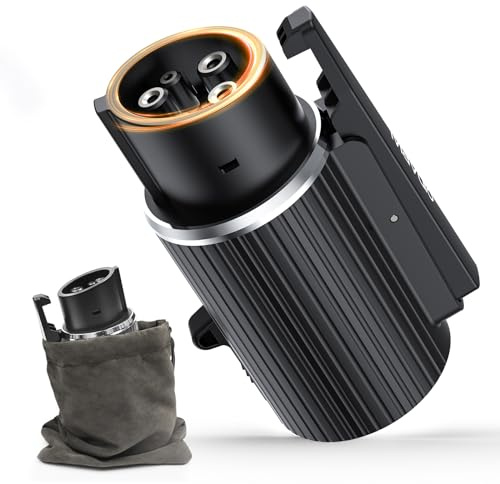Mavulo Tesla auf J1772 Adapter, passend für alle J1772 EVs, 60 A/240 VAC (sicherheitszertifiziert), funktioniert mit Tesla-Wandsteckern, Zielladegeräten, mobilen Steckern, Geschenke für Vater/Männer