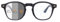 OKH Photochrome Progressive Multifokus Lesebrille UV400 Outdoor Sonnenleser Blau Licht Blockierung für Damen Herren Bifokale Rechteck Brillen Leser(Schwarz +1,5