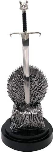 GOT John Snow Brieföffner und Beschwerer - kleines Schwert - Schwertminiatur - Schreibtisch Gadget - Paper Knife - Messer festehende Klinge