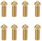 KOYOFEI 8PCS Brass Nozzles for X-PLUS3, 3D Printer Parts High Speed 0.4mm Brass Nozzles Kit for R QIDI X-SMART3/X-PLUS3/X-MAX3