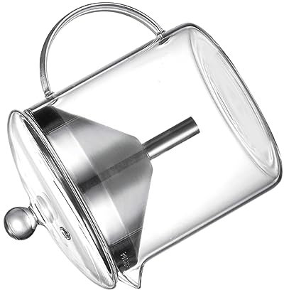 MAGICLULU Ölfiltertopf Fettabscheider ?lvorrat Fett Beh?lter ?lflasche Fettdose ?lausgie? Fettfilter ?lspeicher ?l Vorratsdose ?lspenderflasche ?ltopf Rostfreier Stahl Glas Flüssige Flasche