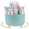 Haphome Stiftehalter Drehbar Schreibtisch Organizer Kinder - 360 Rotierende Stifte Organizer mit 5 Fächern Multifunktionaler Drehbarer Stiftehalter Für Büro Schule Zuhause Organizer