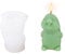 Ostern Kaninchen Silikonformen, 3D Silikonformen Gießformen Osterhase, Hase Ostern Kerzengießformen for DIY Kerzen Sojawachs Kerzen Handwerk (Kaninchen)