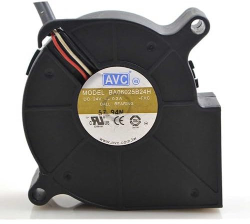 AVC 6025 6CM 24V Turbo Centrifugal Double Ball blower DG915 Fan BA06025B24H