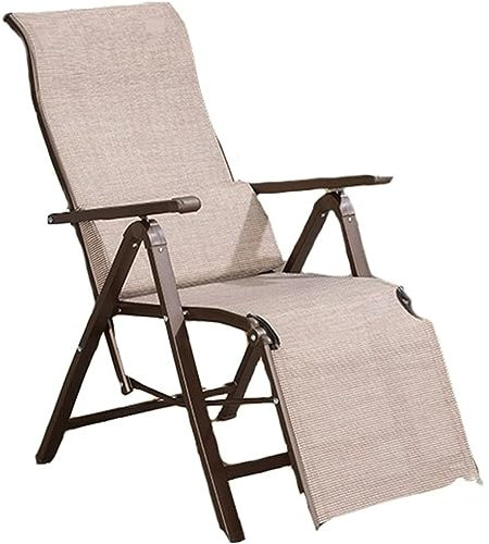 MEIZHITU Liegestuhl Liegestuhl Garten Stuhl Liegestuhl Liegender Terrassenliegesitz, Zusammenklappbare Tragbare Chaiselongue, Extra Breite Chaiselongue Für Den Außenbereich Gartenliege Gartenstuhl(A)