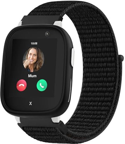 Oumida Kinder Nylon Armbänder kompatibel mit Xplora X6 Armband, Kids Smartwatch Uhrenarmbänder, Verstellbares Armband mit Klettverschluss, Weiches Ersatzband für Mädchen Jungen für Xplora X6 Play