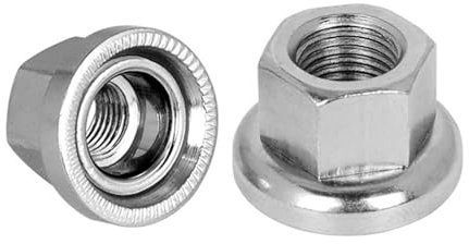 2 tuercas de eje de rueda de bicicleta, tuercas de eje de brida M9 de repuesto para bicicleta de montaña y ciclismo