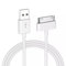 pluX Cable compatible con cargador iPhone 4/4S/3G/3GS, iPad 2/3/1, iPod Touch 4/3/2/1, Nano 6/5/4/3/2/1, Classic 3/2/1, (3.3 pies, blanco)