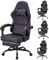 Play haha.Ergonomic reclining seat with footrest high back support adjustable armrests PU leather finish lumbar and neck cushion ideal for gaming home office use