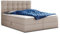 Boxspringbett Best mit 2 Bettkästen, Doppelbett mit Bonell-Matratze und Topper, Polsterbett, Bett, Bettgestell, Stilvoll, Schlafzimmer (Beige (Inari 22), 180 x 200 cm)
