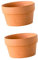 IMIKEYA Pot en Terre Cuite Rectangulaire Peu Profond pour Bonsaï - Lot De 2 - Pots en Imitation Terre Cuite avec Trou De Drainage pour Plantes D'Intérieur Et D'Extérieur Dimensions